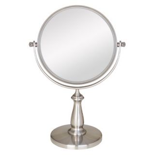 Zadro Two Sided Swivel Vanity Mirror   1X & 8X Magnification