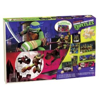 Teenage Mutant Ninja Turtles Puzzles in Wood Box   7 pk