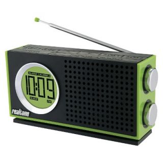 SDI Retro Dual Alarm Clock, Portable Radio   Green (RT212Q)