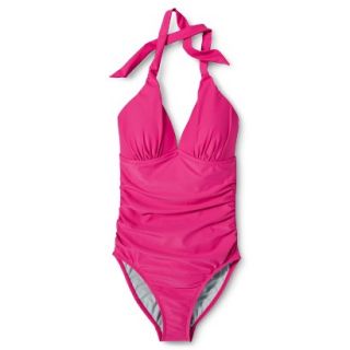 Womens 1 Piece Swimsuit  Pink M