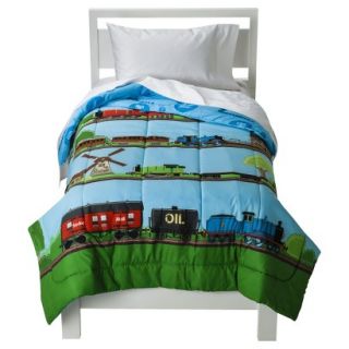 Thomas and Friends Microfiber Comforter   Blue (Twin)