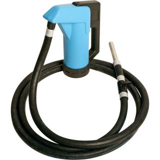 LiquiDynamics Lever Operated Hand Pump for DEF   With 3/4 Inch x 12 Ft. Hose