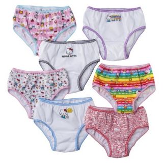 Hello Kitty Girls 7 Pack Panty Set   Assorted 4