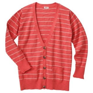 Mossimo Supply Co. Juniors Plus Size Long Sleeve Boyfriend Sweater   Coral 1