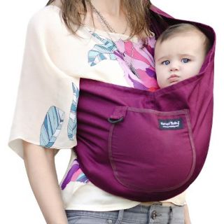 Karma Baby Organic Cotton Twill Sling Carrier   Plum   Extra Small