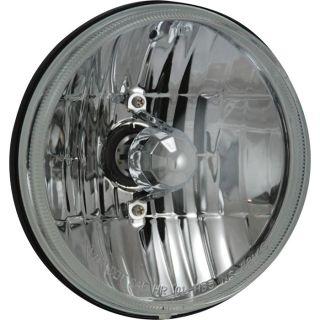 Vision X Sealed Beam Halogen OEM Replacement Head Light   Clear, Round, 5 3/4