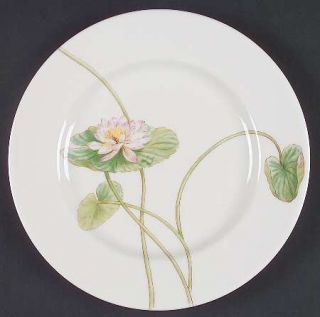Royal Doulton Water Lily Salad Plate, Fine China Dinnerware   Flowers,Lily Pads