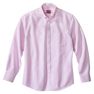 Merona Mens Tailored Fit Oxford Button Down   Shirt Peony S