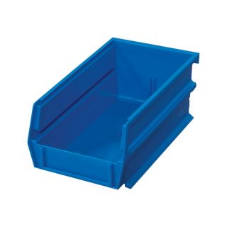 Triton Products LocBin Hanging and Interlocking Bins   24 Pack, Blue, 5 3/8 In.