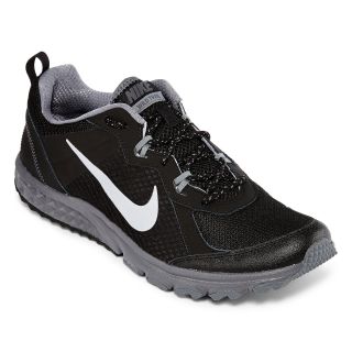 Nike Wild Trail Mens Running Shoes, Black/Gray