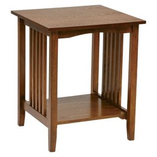 End Table Office Star Sierra Side Table (Ash Finish)