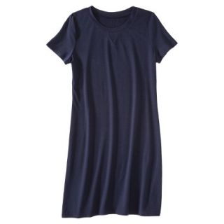Merona Womens Knit T Shirt Dress   Xavier Navy   XXL