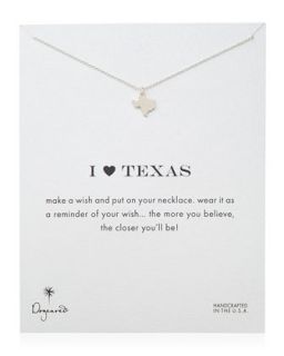 I Heart Texas Pendant Necklace, Sterling Silver   Dogeared
