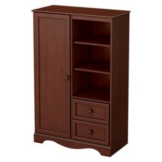 Chest South Shore Savannah Armoire   Royal Red Brown (Cherry)