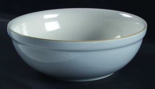 Denby Langley Spirit 9 Pasta Serving Bowl, Fine China Dinnerware   Gray&White,