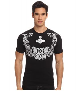Vivienne Westwood MAN Printed Jersey Tee Mens T Shirt (Black)