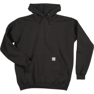 Carhartt Hooded Pullover Sweatshirt   Black, 3XL, Big Style, Model K121