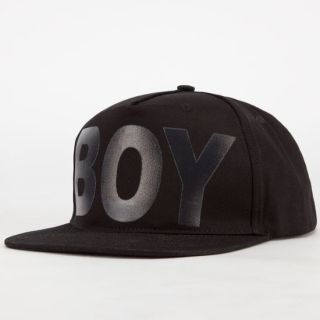 Boy Mens Snapback Hat Black/Black One Size For Men 240826178