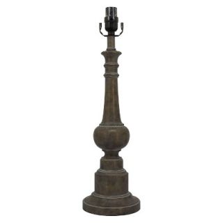 Threshold Antique Bronze Lamp Base Large (Includes CFL Bulb)