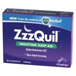 ZzzQuil Nighttime Sleep Aid   24 LiquiCaps