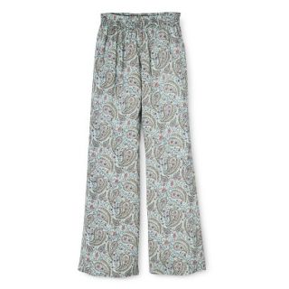 Mossimo Supply Co. Juniors Printed Pant   Blue XL(15 17)
