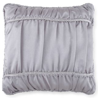 JCP Home Collection jcp home Madrid 18 Square Accent Pillow, Platinum Embroider