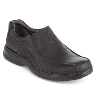 Clarks Pickett Mens Slip Ons, Blk Oily L