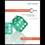 Starting Out with C++  Brief, Student Value Edition