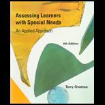 Assessing Learners with Special Needs  An Applied Approach