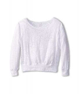 Gracie by Soybu Lily Crew Girls Long Sleeve Pullover (White)