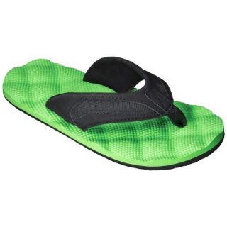 Boys Cherokee Fields Flip Flop Sandals   Green XL