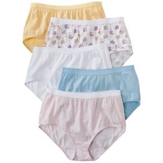 Fruit of the Loom Womens Fit for Me Brief 5 Pack   Assorted Colors/Patterns 10