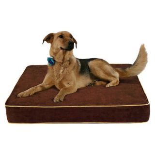 Buddy Beds Memory Foam Dog Bed Log Cabin   Brown (Medium)
