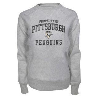NHL Womens Penguins Sweatshirt   Ash (M)