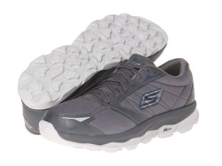 SKECHERS Performance GO Run Ultra Mens Lace up casual Shoes (Gray)