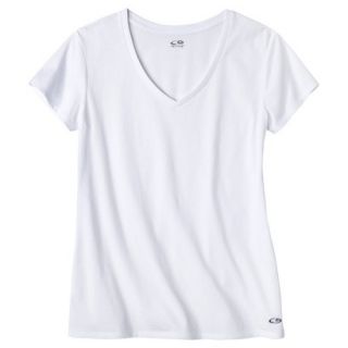 C9 by Champion Womens Power Workout Tee   True White XS