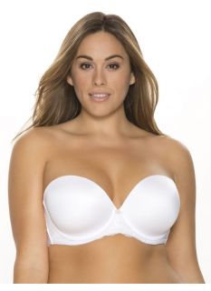 Lane Bryant Plus Size Bridal strapless bra     Womens Size 40D, White