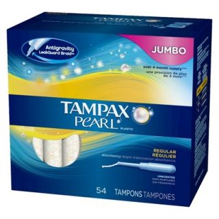Tampax Pearl Regular Unscented, 54 Count