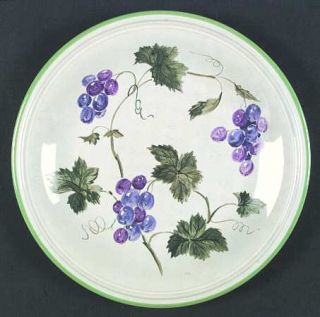 Studio Nova Sweet Vineyard Dinner Plate, Fine China Dinnerware   Purple Grapes,