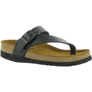 Naot Womens Orlando Black Thread Sandals, Size 41 M   7269 B48
