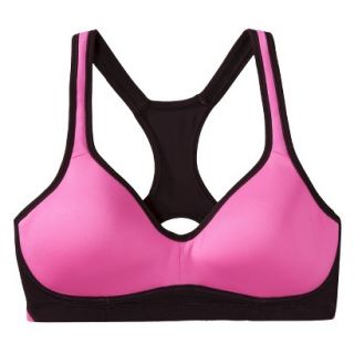 C9 by Champion Womens Medium Support Molded Cup Bra W/Mesh   Popsicle Pink L