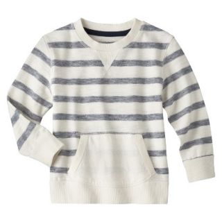 Cherokee Infant Toddler Boys Striped Sweatshirt   Navy Voyage 3T