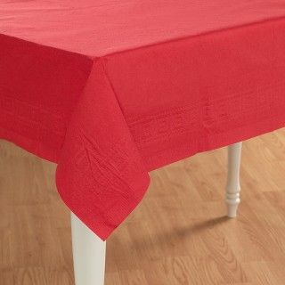 Classic Red (Red) Paper Tablecover