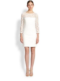 4.collective Rose Lace Dress   White