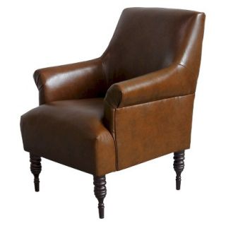 Skyline Leather Chair Upholstered Chair Candace Upholstered Arm chair   Camel