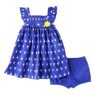 Just One YouMade by Carters Newborn Girls 2 Piece Set   Blue/White/Yellow 6 M