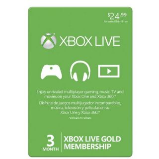 Xbox Live 3 Month Gold Subscription