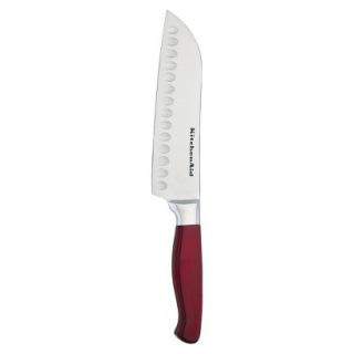 KitchenAid 7 Santoku Knife   Red