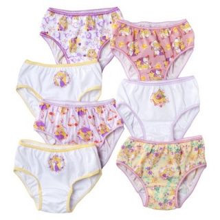 Disney Tangled Girls 7 Pack Panty Set   Assorted 8