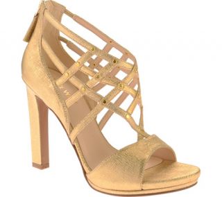 Womens Nine West Treena   Gold Metallic Heels